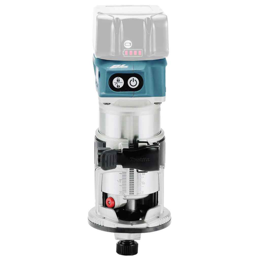 Makita DRT50ZJX2 Rifilatore Fresatrice 18V LXT Comandi