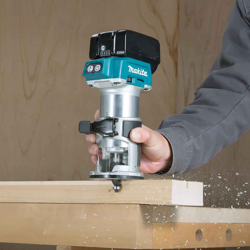 Makita DRT50ZJX2 Rifilatore Fresatrice 18V LXT Legno