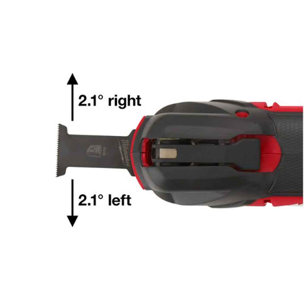 Milwaukee M18 FMT 0X Utensile Multifunzione FUEL 18V 4933478491 Angolo Testa