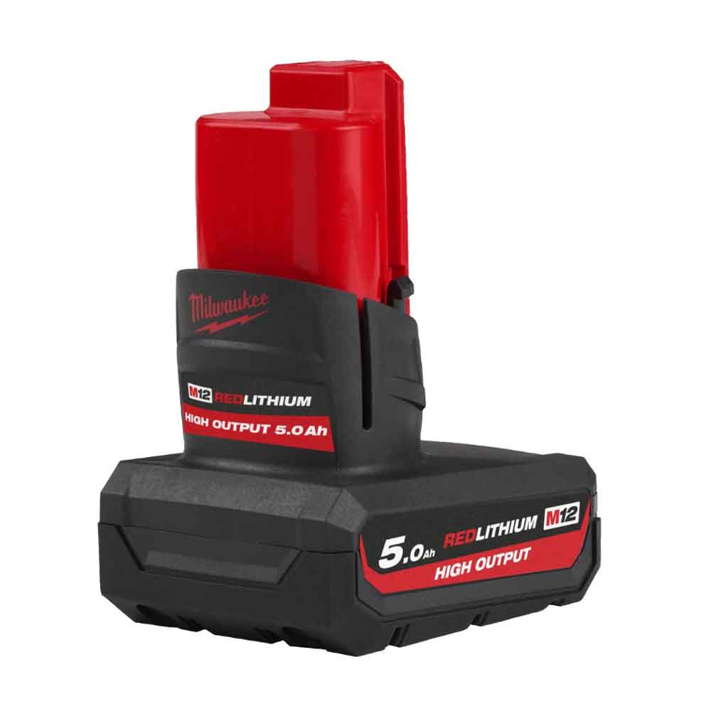 Milwaukee M12 HB5 Batteria High Output 12V 5 Ah 4932480165 1