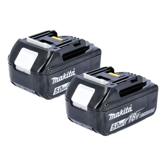 Makita 2BL1850B kit 2pz Batteria Li ion 18V 5Ah con Led