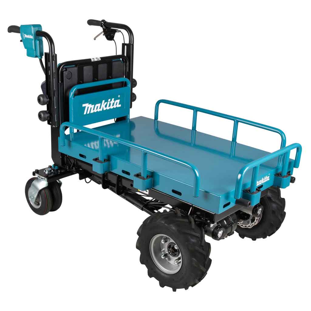 Makita DCU601Z Carriola con piattaforma di carico sollevabile 300Kg LXT 36V FrontR
