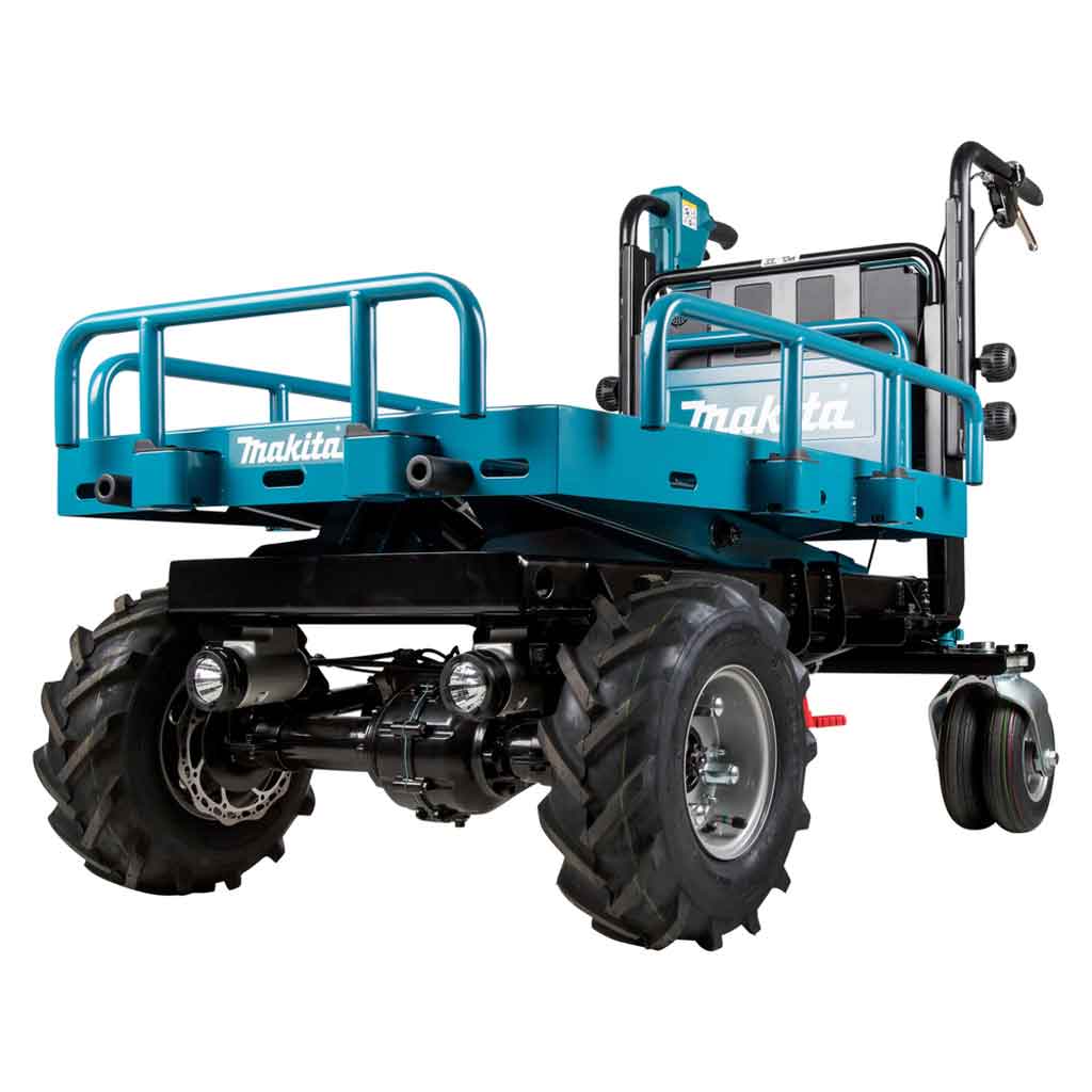 Makita DCU601Z Carriola con piattaforma di carico sollevabile 300Kg LXT 36V Led