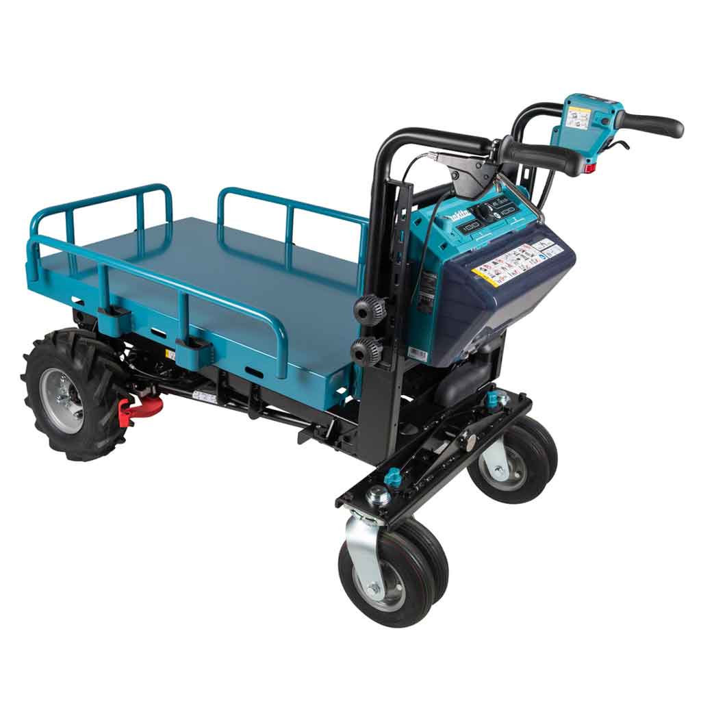 Makita DCU601Z Carriola con piattaforma di carico sollevabile 300Kg LXT 36V SideB