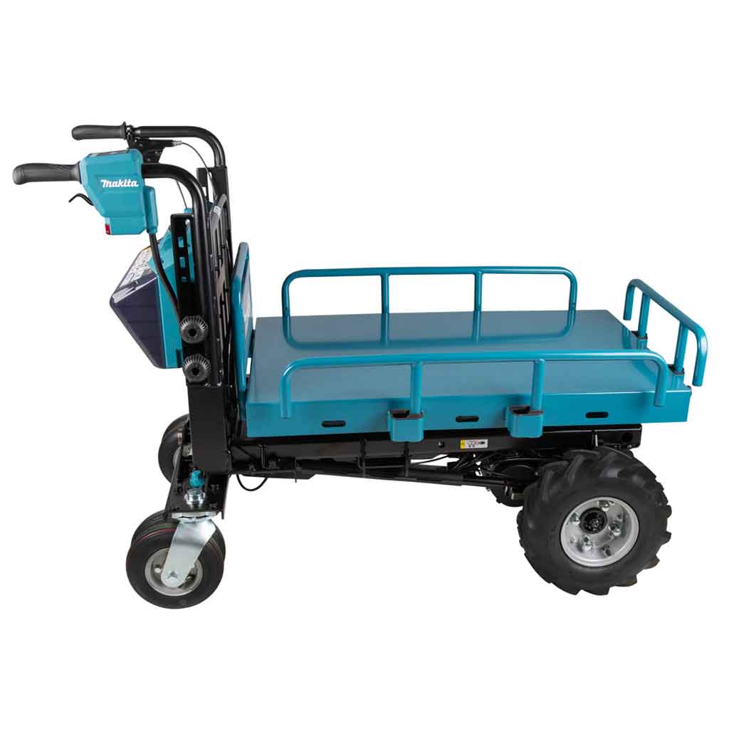 Makita DCU601Z Carriola con piattaforma di carico sollevabile 300Kg LXT 36V SideR
