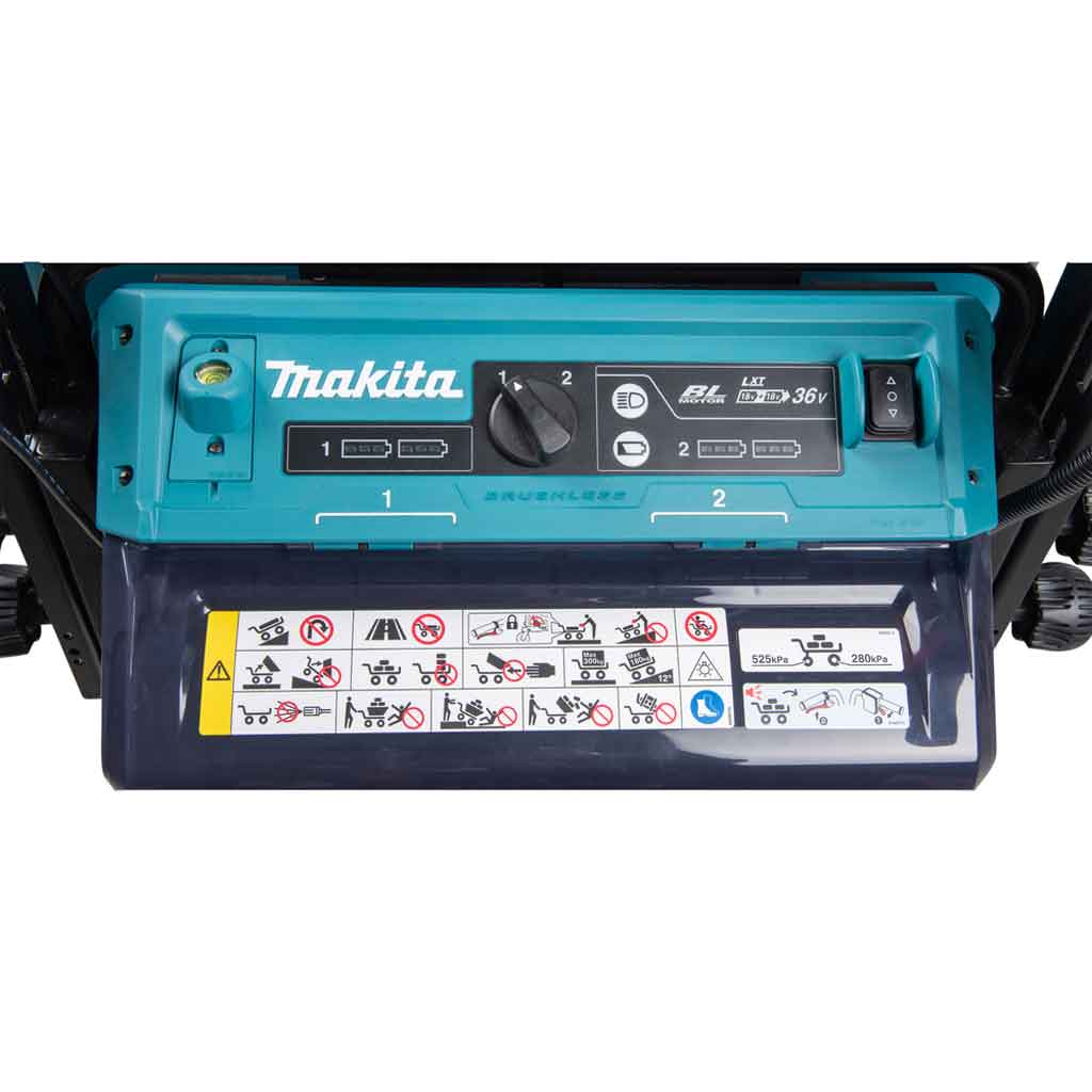 Makita DCU602Z Carriola con vasca ribaltabile elettricamente LXT 36V Comandi C