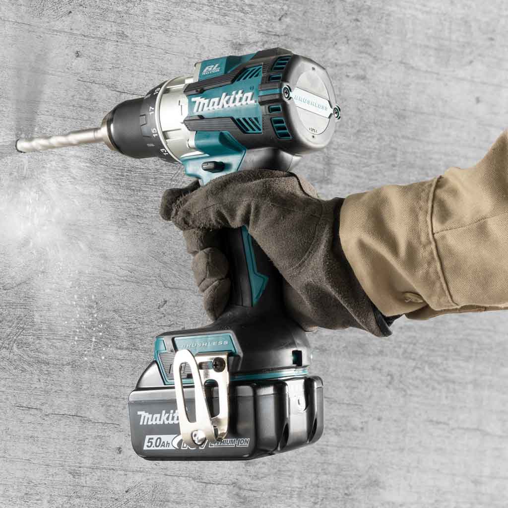 Makita DHP489RTJ Trapano avvitatore con percussione 18V LXT 6