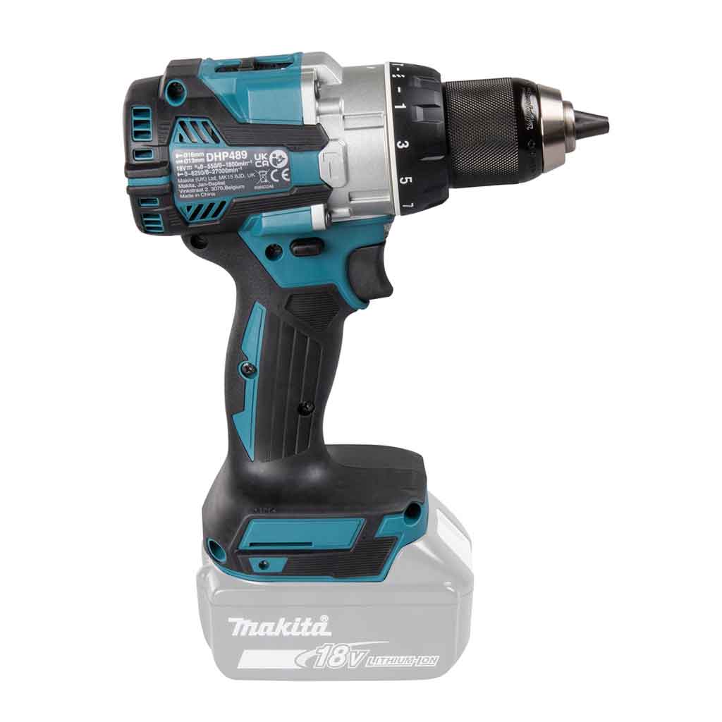 Makita DHP489ZJ Trapano avvitatore con percussione 18V LXT senza batteria 4