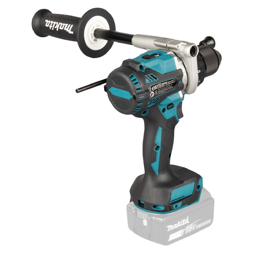 Makita DHP492Z Trapano Avvitatore a percussione 18V 141Nm Senza Batteria BackSideB