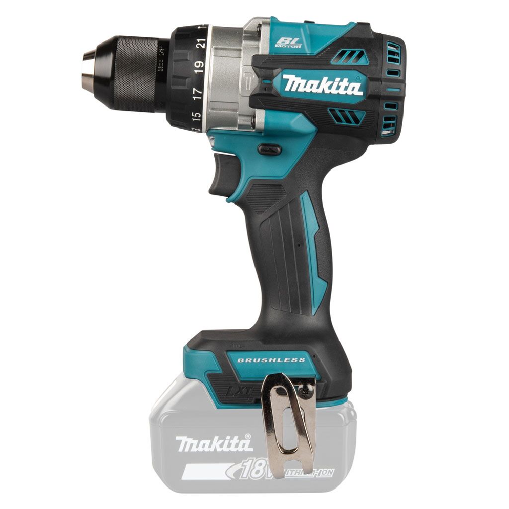 Makita DHP492Z Trapano Avvitatore a percussione 18V 141Nm Side