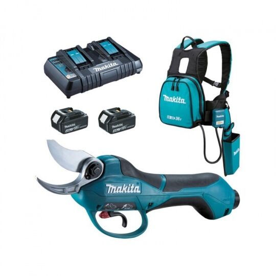 Makita DUP361PT2 Forbice per potatura 33mm con batterie e caricabatterie 1