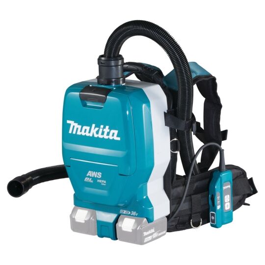Makita DVC265ZXU Aspiratore a zaino Brushless Bluethooth 36V senza batterie 2L 1