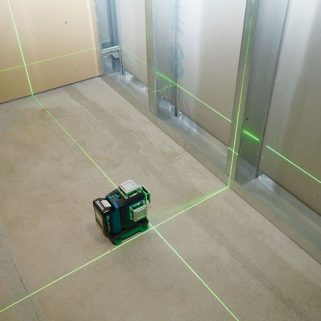 Makita SK700GD Livella laser 3 linee verdi 12V senza batterie 5