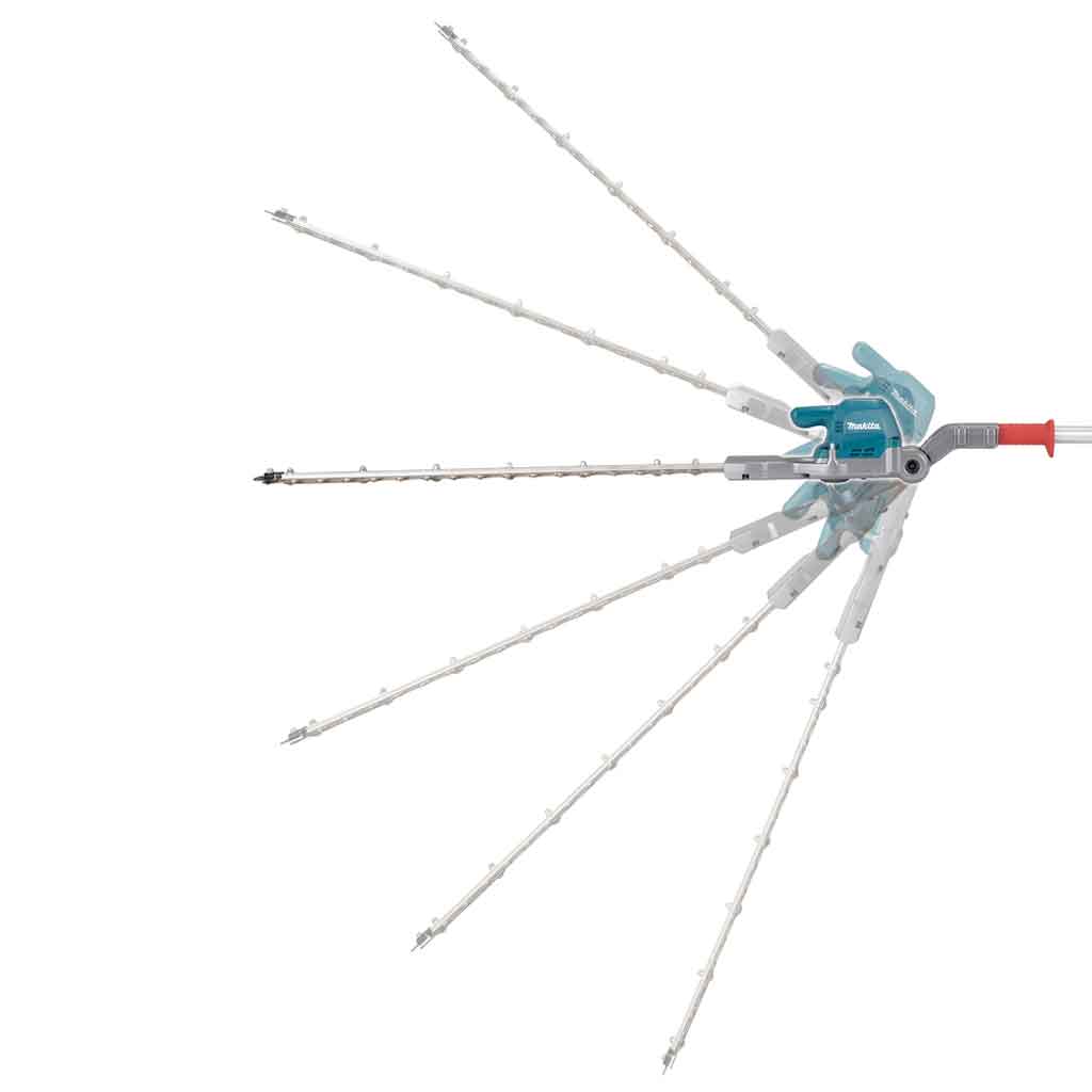 Makita UN001GZ Tagliasiepi ad asta 40V XGT 60cm senza batteria Angolo
