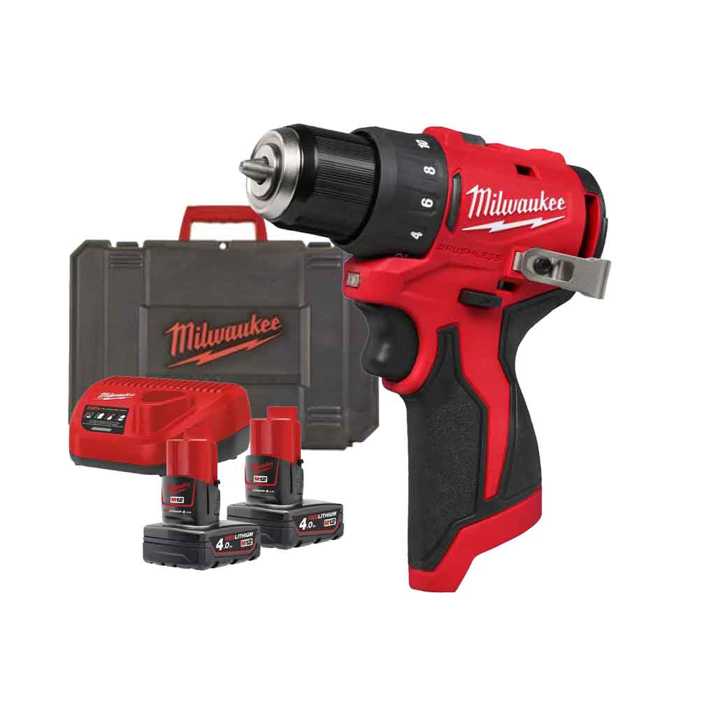 Milwaukee M12 BLDDRC 402C Trapano avvitatore compatto 40Nm 12V – 4933499688