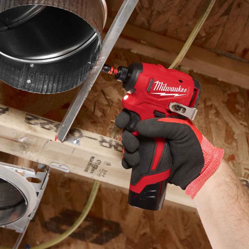 Milwaukee M12 BLIDRC 0 Avvitatore ad impulsi senza batteria 4933499689 Work