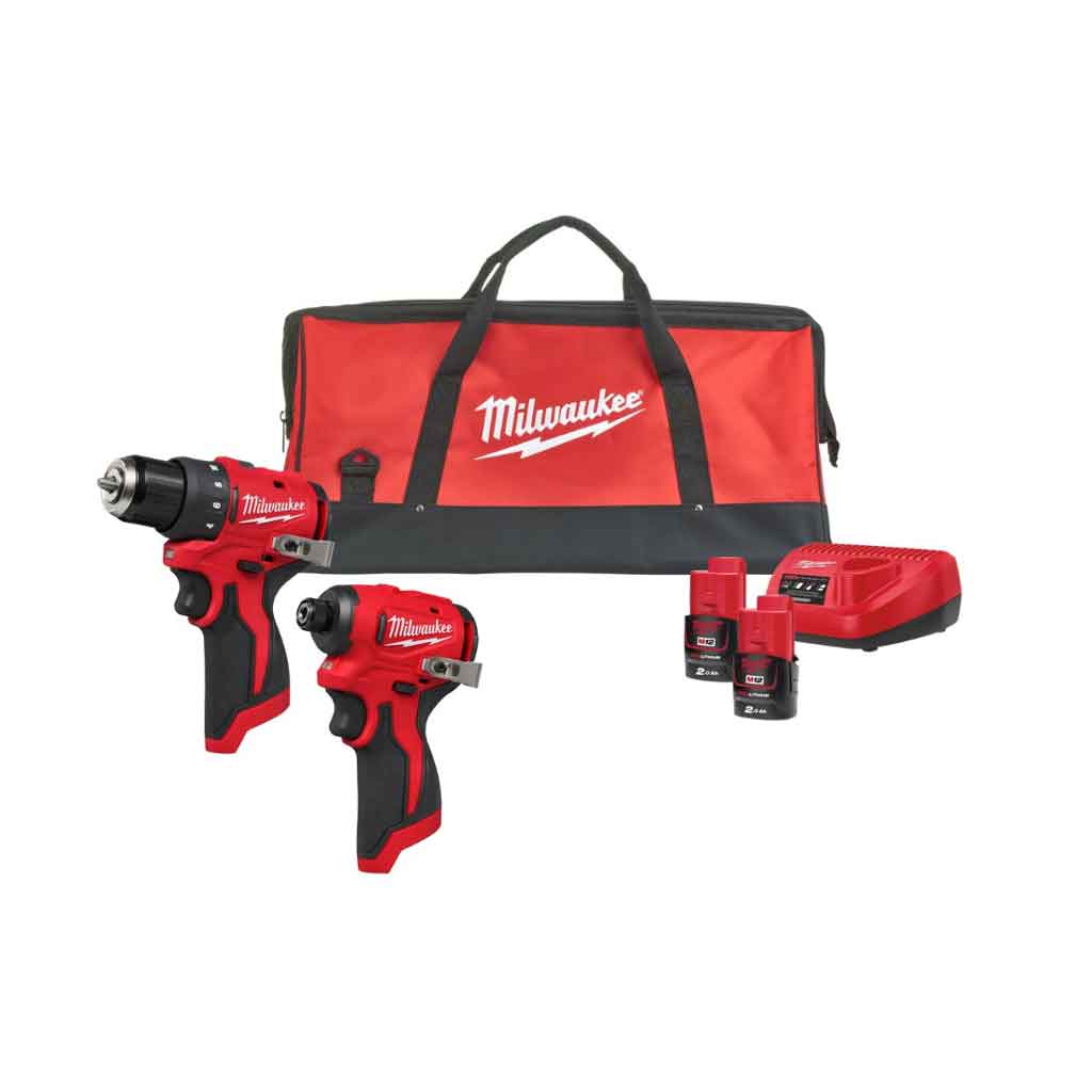 Milwaukee M12 BLPP2D 202B Trapano Avvitatore e Avvitatore impulsi M12 4933498658