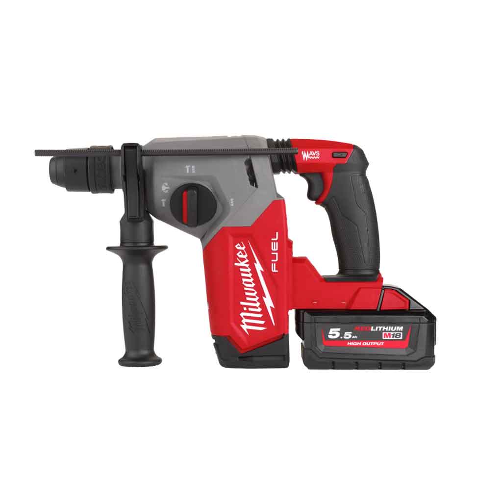Milwaukee M18 FHX 552X Tassellatore Sds Plus 26mm M18 Fuel con 3 batterie