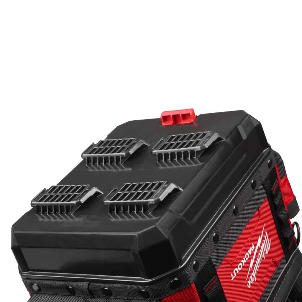 Milwaukee PACKOUT 25CM PRO TOTE TOOLBAG Borsa porta utensili aperta 7