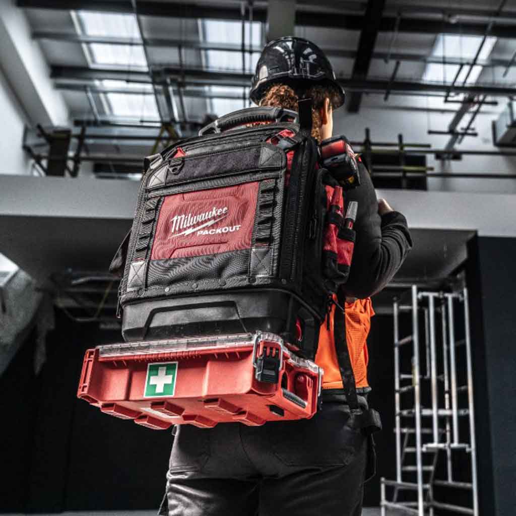 Milwaukee PACKOUT Zaino Rigido porta utensili 4932498633 9