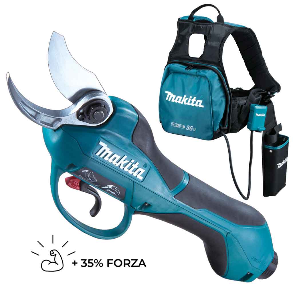 Makita DUP362Z Forbici per potatura 36v senza batterie +35% FORZA