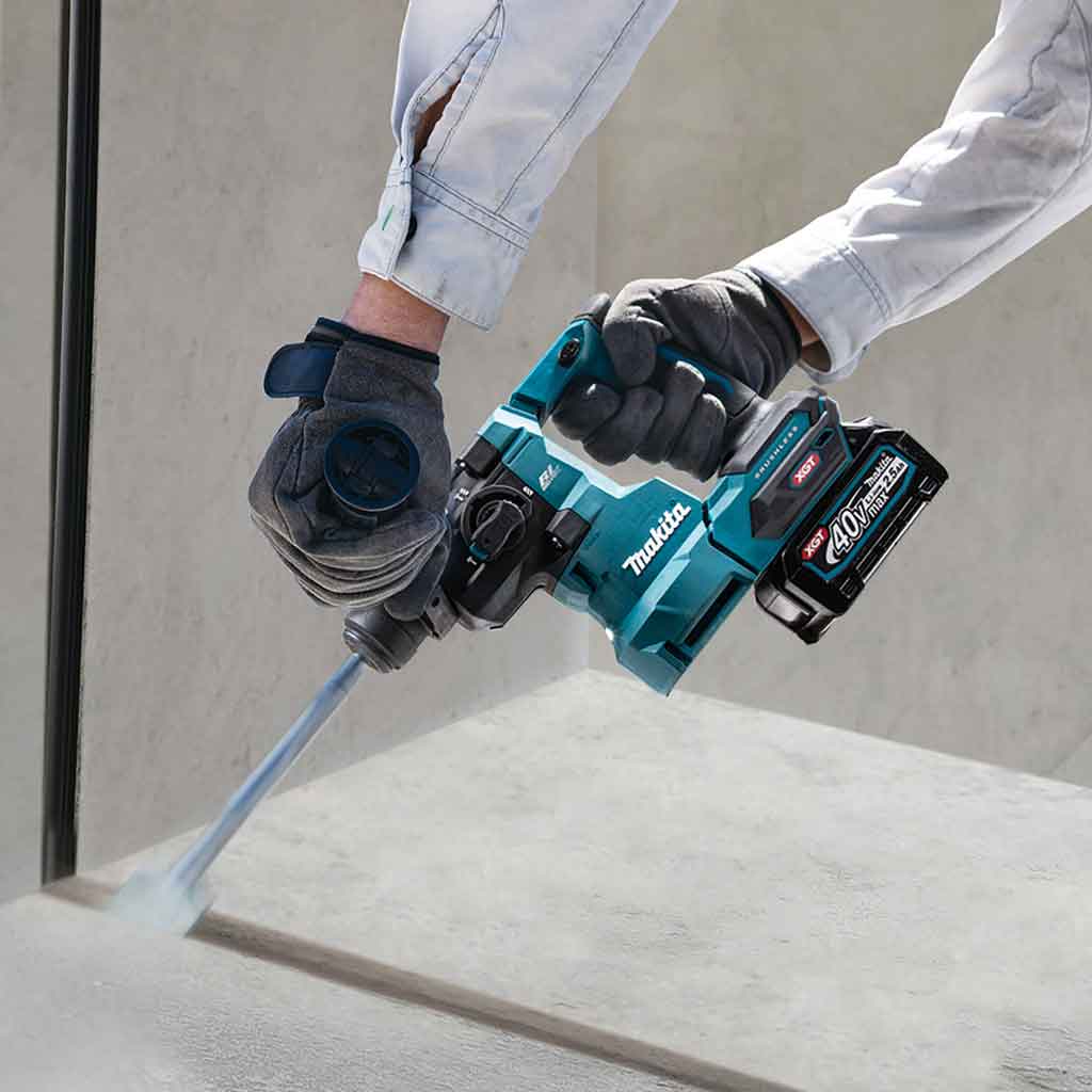 Makita HR010GD201 Tassellatore 40V XGT 2,1J con 2 Batterie 9