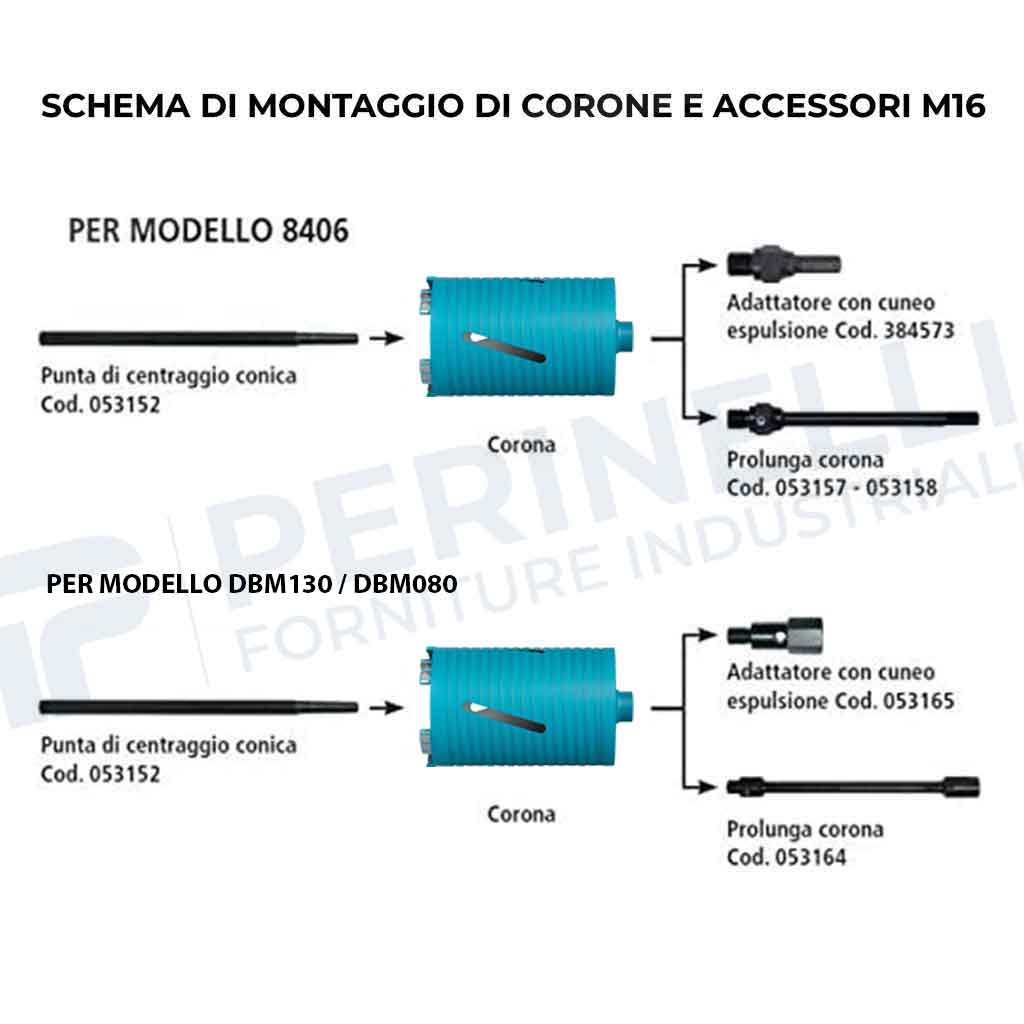 Makita-Schema-Montaggio-di-Corone-M16-Makita