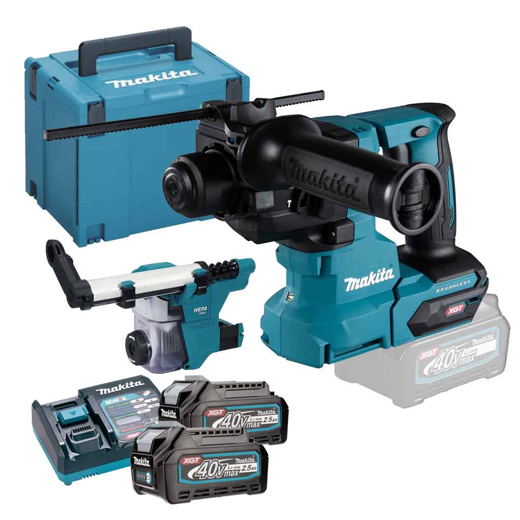 Makita-HR010GD201-Tassellatore-40V-XGT-21J-Kit