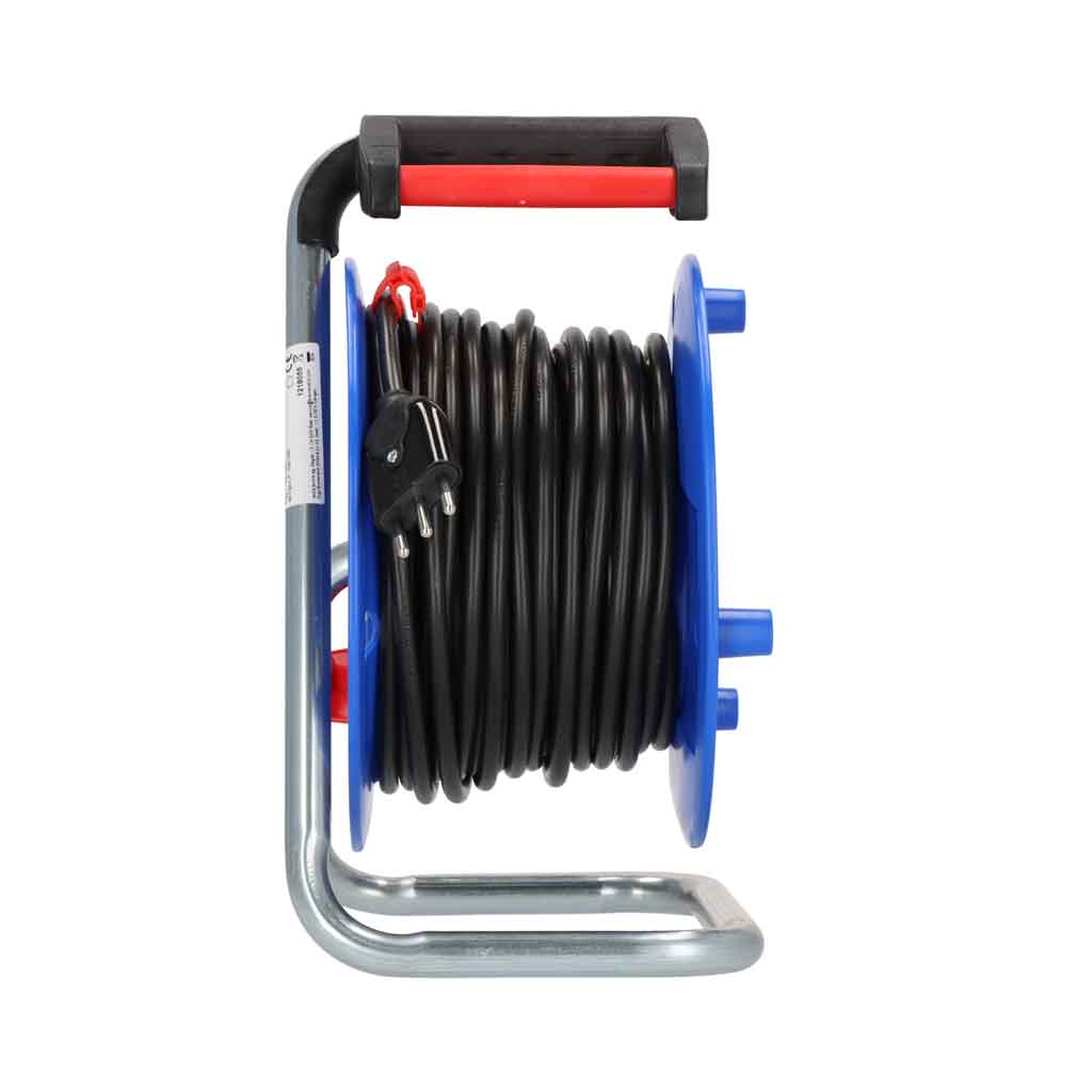 Brennenstuhl 1218055 Avvolgicavo con cavo 3G1,5 25m con 4x prese 230V16A Lato