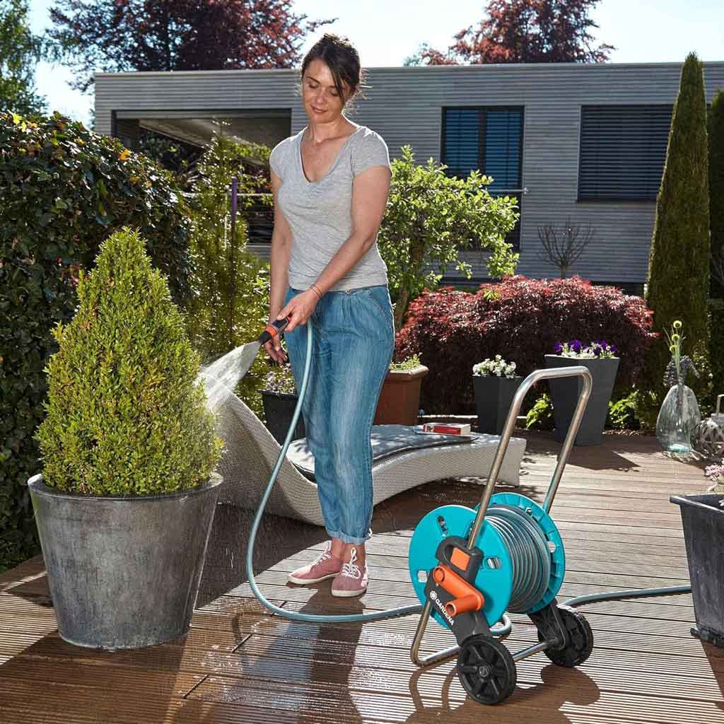 Gardena Carrello Avvolgitubo CleverRoll S Giardino