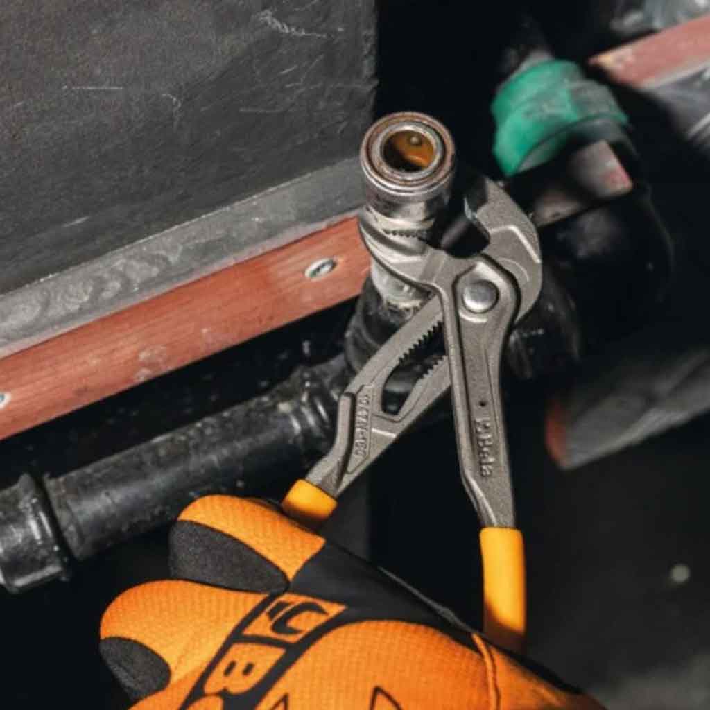Beta 1047N Pinza Poligrip regolabile a pulsante Presa Tubo Idraulico