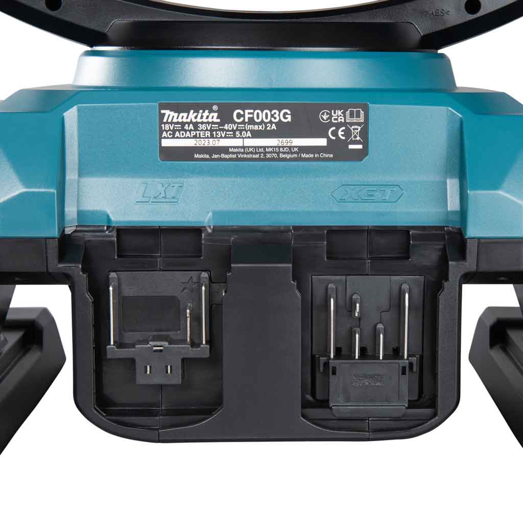 Makita CF003GZ Ventilatore XGT 40Vmax Batteria Corrente 450mm Slot Batteria