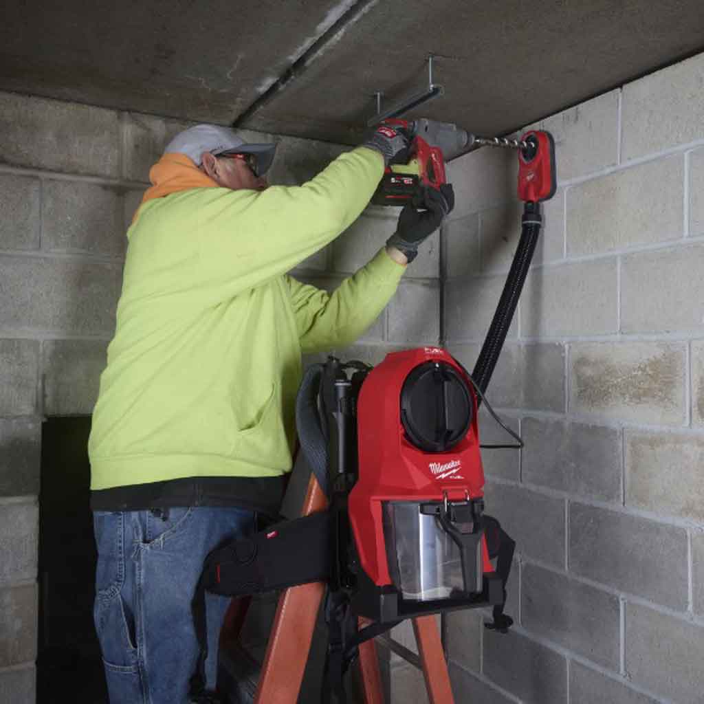Milwaukee M18 FBPV2 0 Aspirapolvere a Zaino M18 Fuel 4933500039 Fori Trapano